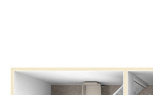 2-Bed/2-Bath, Tithonia Floor Plan 2-Bed/2-Bath, Tithonia Floor Plan at The Harbours Apartments, Clinton Twp, MI
